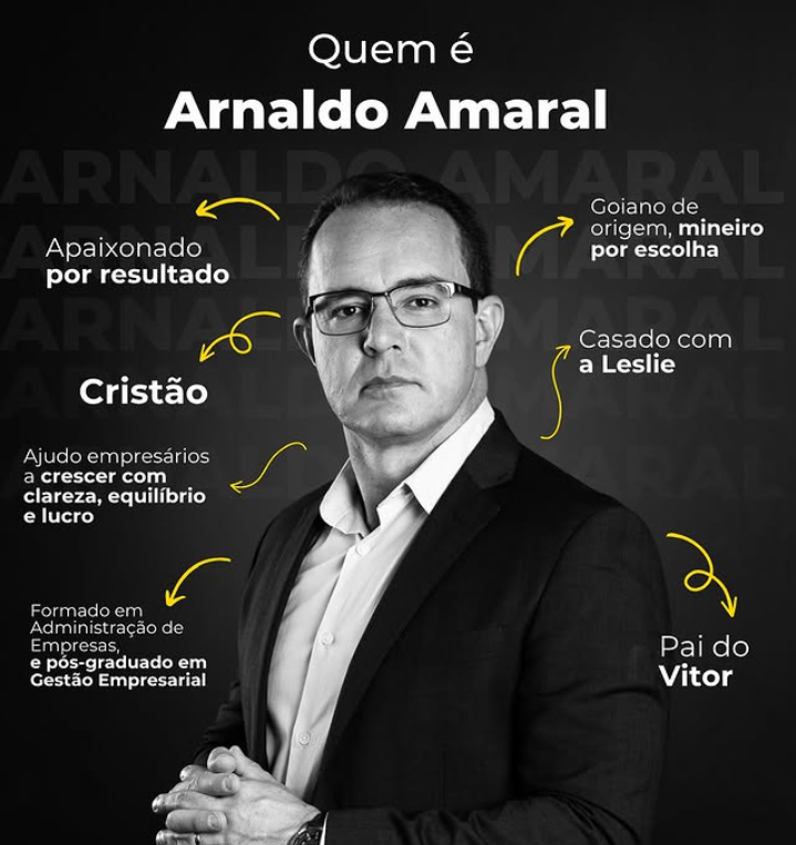 Post do Instagram de Arnaldo Amaral